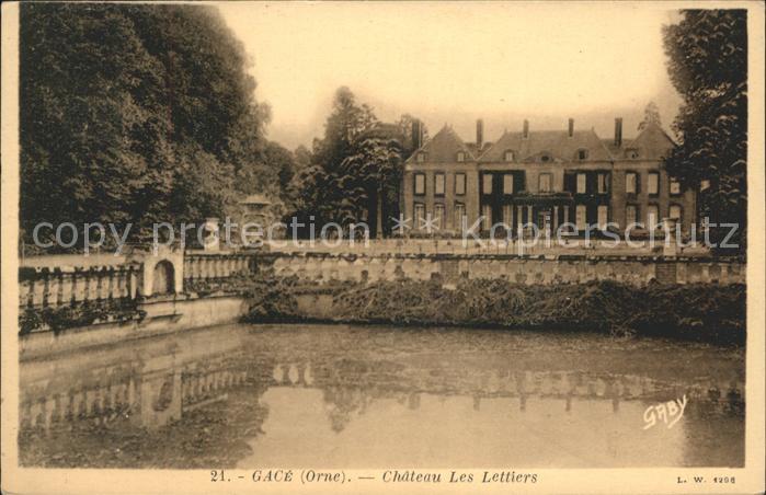 Gace Chateau Les Lettiers Etang