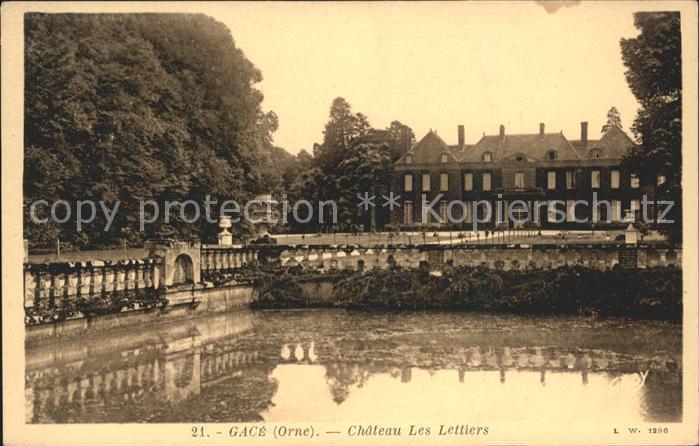 Gace Chateau Les Lettiers Etang
