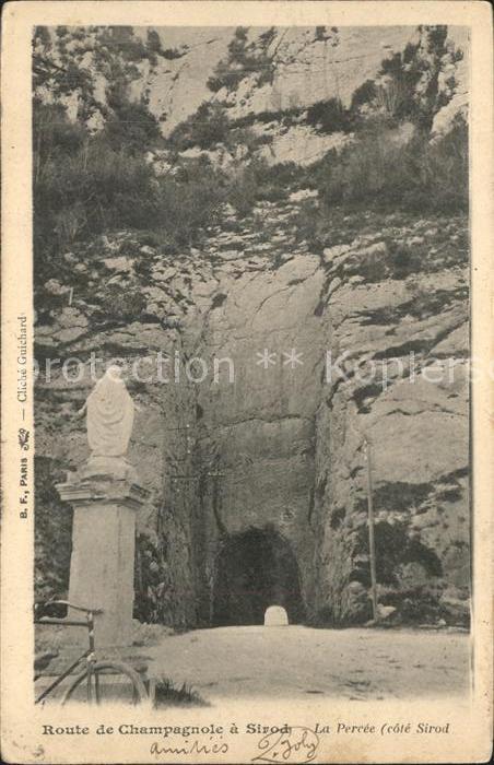 Champagnole Route de Champagnole a Sirod La Percee