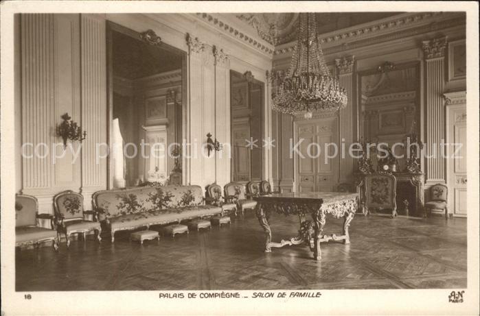 Compiegne Oise Palais Salon de Famille