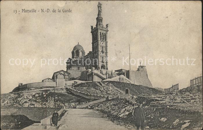 Marseille Bouches-du-Rhone Basilique de Notre Dame de la Garde