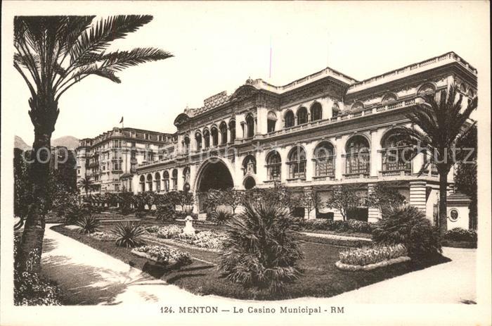 Menton Alpes Maritimes Casino Municipal