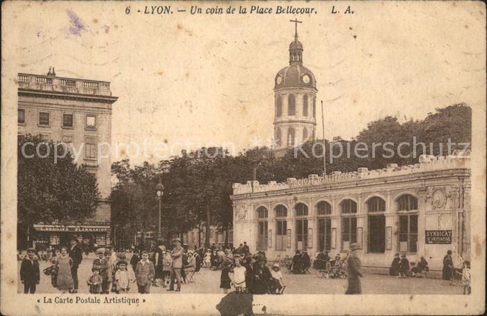 Lyon France Place Bellecour