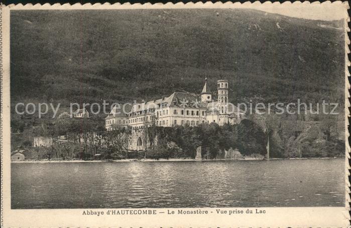 Hautecombe Abbaye Monastere vue prise du Lac