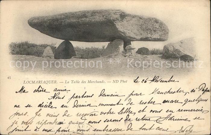Locmariaquer La Table des Marchands Monument histori