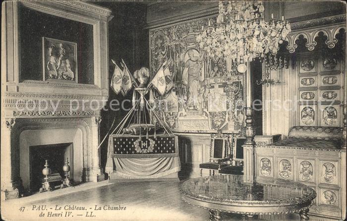 Pau 64 Chateau Chambre de Henri IV