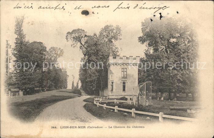 Lion-sur-Mer Chemin du Chateau