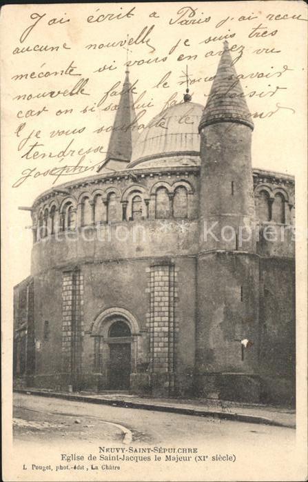 Neuvy-Saint-Sepulchre Eglise de Saint Jacques le Majeur XIe s