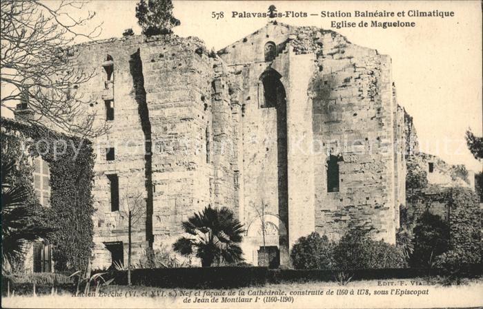 Palavas-les-Flots Herault Eglise de Maguelone Station Balneaire e