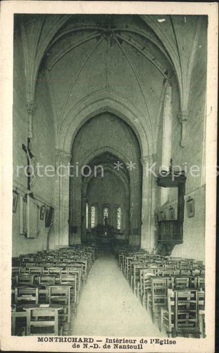Montrichard Interieur de l'Eglise de Notre Dame de