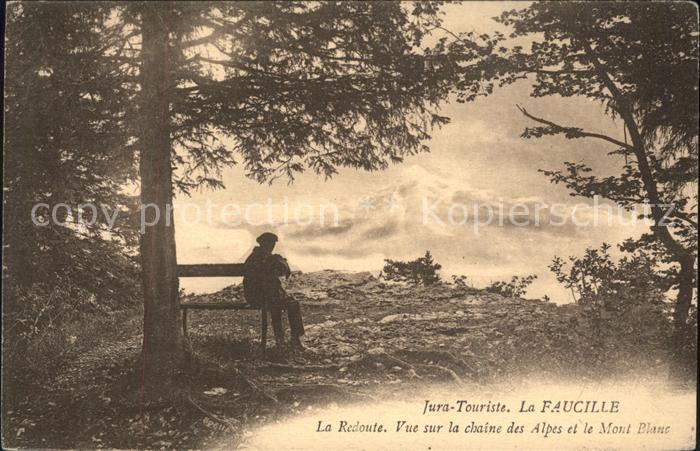 La Faucille Redoute Vue sur la chaine des Alpes et