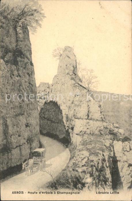 Arbois Route a Champagnole Pferdekutsche