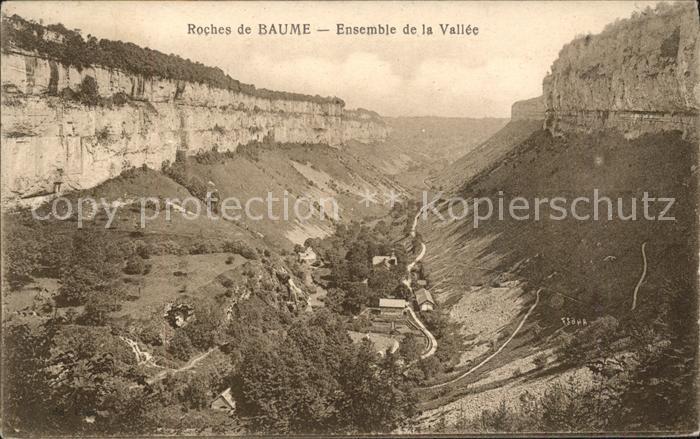 Baume-les-Messieurs Roches Ensemble de la Vallee