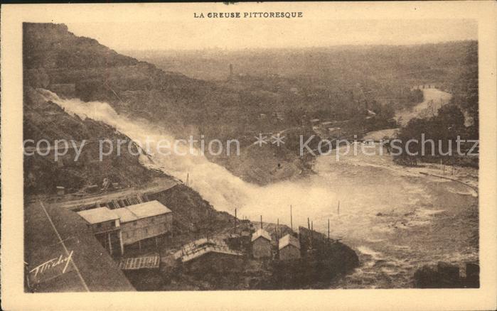 Eguzon-Chantome Barrage vers le Pont des Piles Serie La