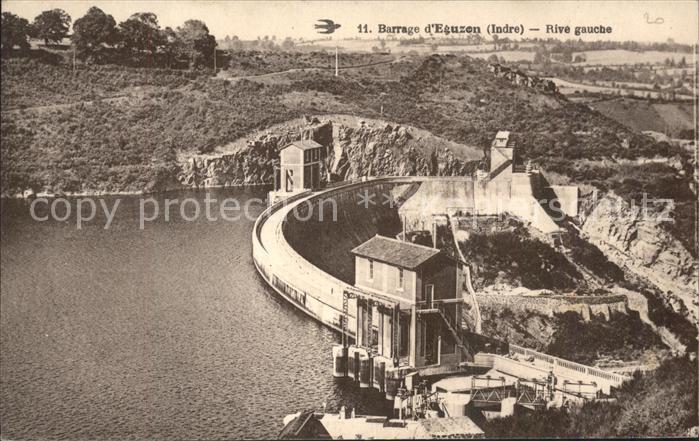 Eguzon-Chantome Barrage Staudamm