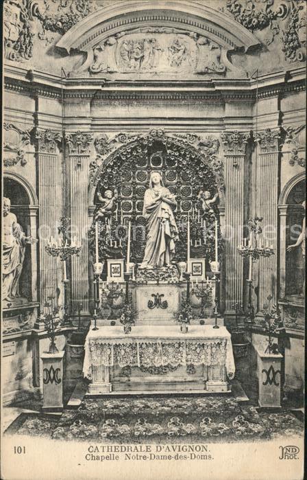 Avignon Vaucluse Cathedrale Chapelle Notre Dame des Doms