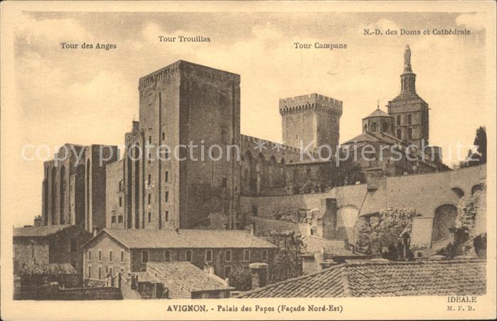 Avignon Vaucluse Palais des Papes Tours Notre Dame des D