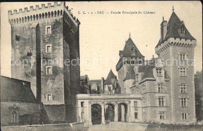 Pau 64 Chateau Facade Principale