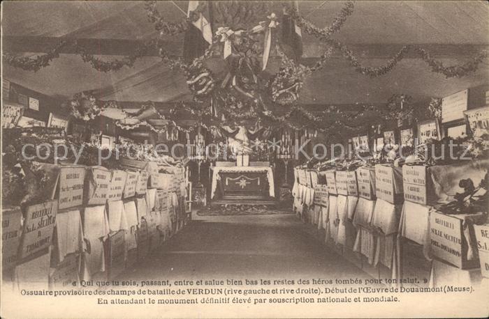 Douaumont Ossuaire des champs de bataille de Verd