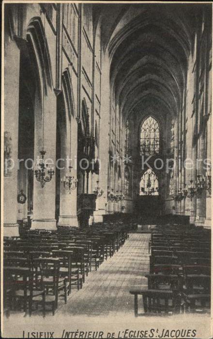 Lisieux Interieur de l'Eglise Saint Jacques