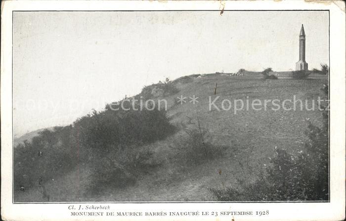 Saxon-Sion Monument de Maurice Barres Monument his