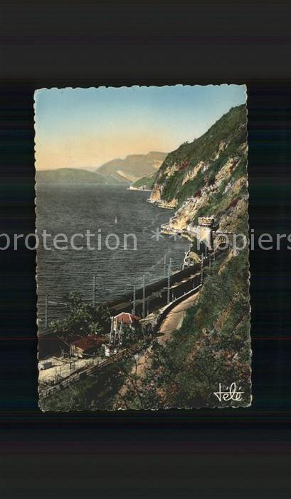 Aix-les-Bains Lac du Bourget Route de la Corniche Les