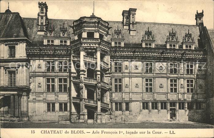 Blois 41 Chateau Aile Francois I Facade
