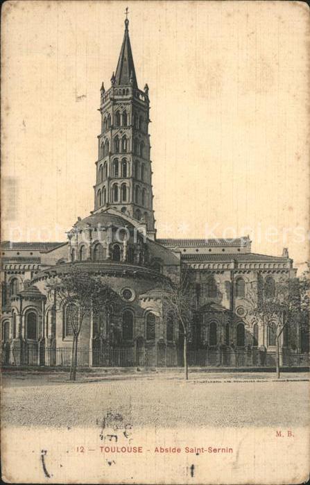 Toulouse Haute-Garonne Abside Saint Sernin