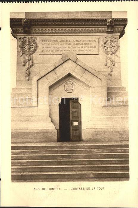Ablain-Saint-Nazaire Notre Dame de Lorette Entree de la Tour
