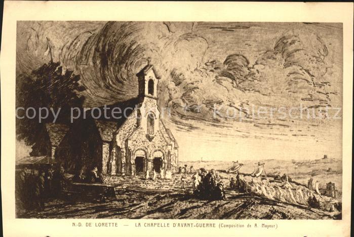 Ablain-Saint-Nazaire Notre Dame de Lorette Chapelle d_avant