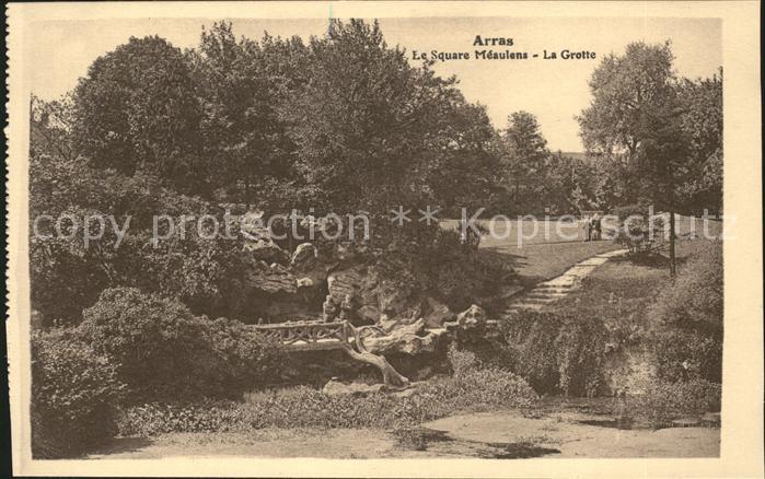 Arras Pas-de-Calais Le Square Meaulens La Grotte