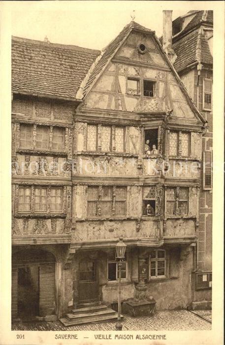 Saverne Bas Rhin Alsace Vieille maison alsacienne