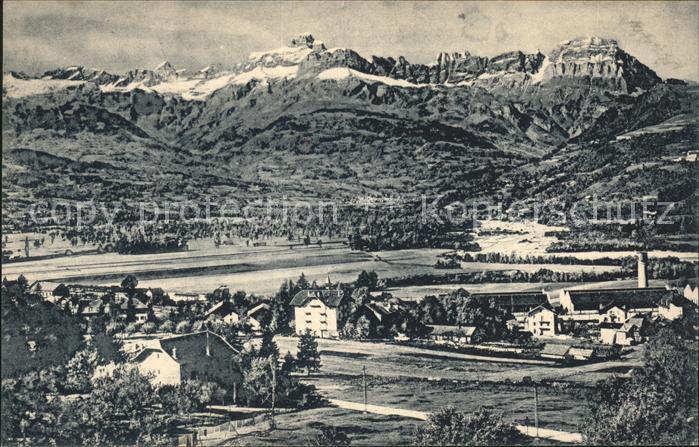 Le Fayet Vue panoramique Vallee de l'Arve et Cha