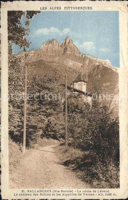 Sallanches Chateau des Rubins Aiguilles de Varens