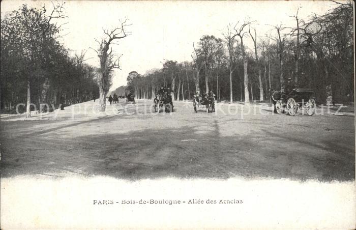 Paris Bois de Boulogne Allee des Acacias Pfer