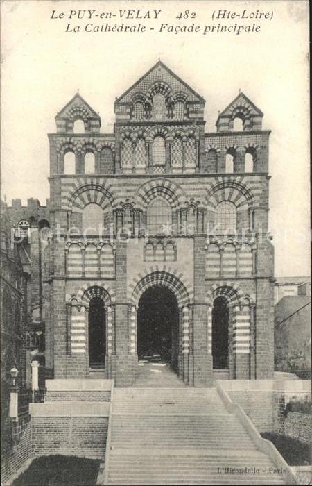 Le Puy-en-Velay Cathedrale Facade principale