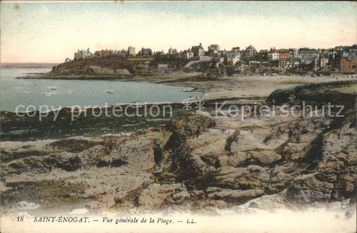 Saint-Enogat Vue generale de la Plage