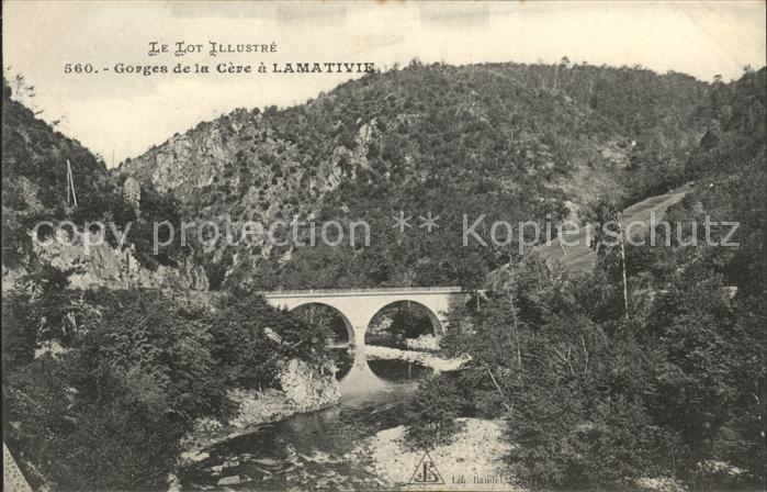 Lamativie Gorges de la Cere Pont