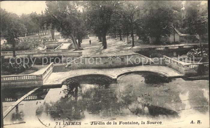 Nimes Jardin de la Fontaine la Source