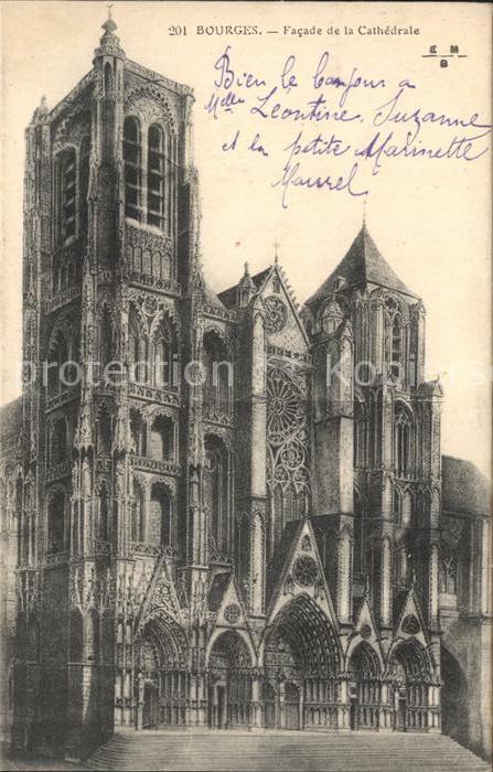 Bourges Facade de la Cathedrale