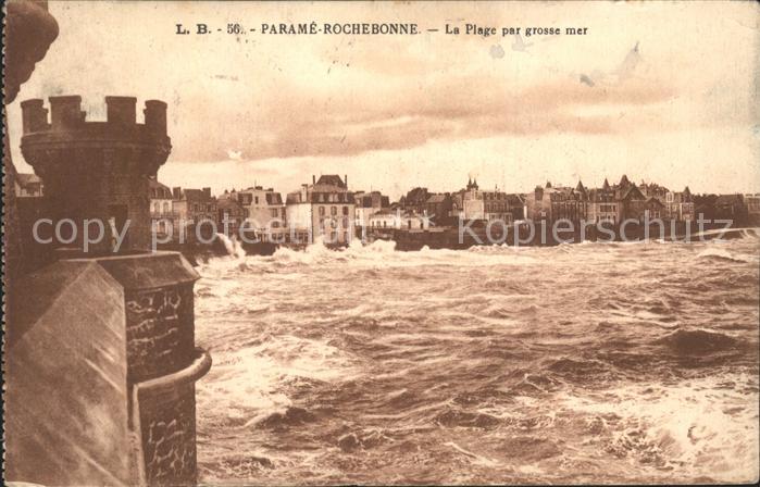 Rochebonne Parame La Plage par grosse mer