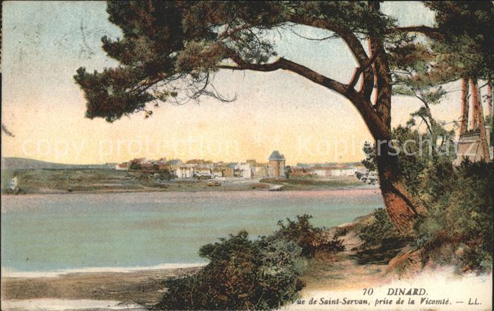 Dinard 35 Vue de Saint Servan prise de la Vicomte