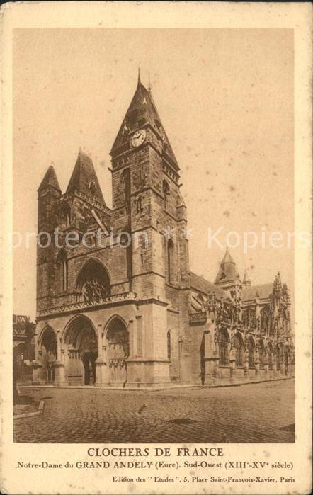 Les Andelys Notre Dame du Grand Andely Serie Cloche