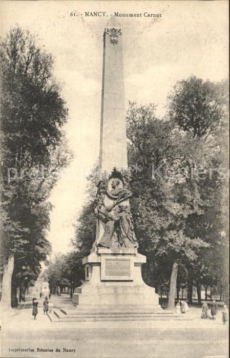Nancy Lothringen Monument Carnot