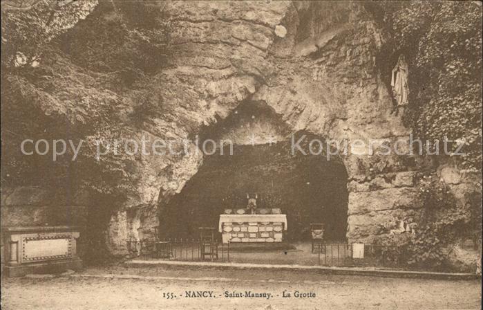 Nancy Lothringen Parc Saint Mansuy La Grotte