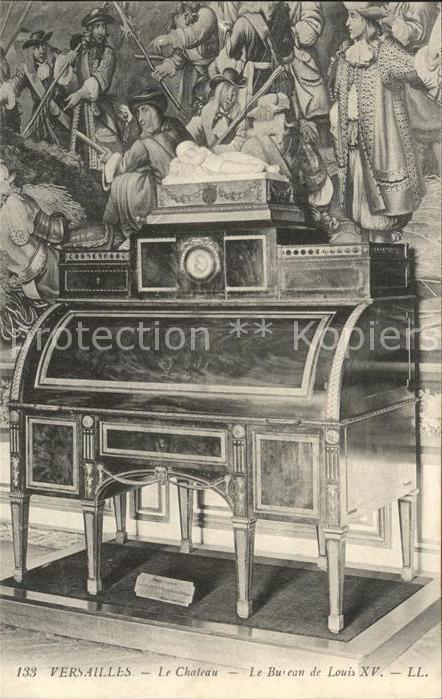 Versailles Yvelines Chateau Bureau de Louis XV Wandgemälde