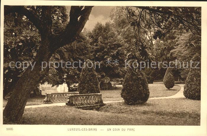 Luxeuil-les-Bains Un coin du Parc