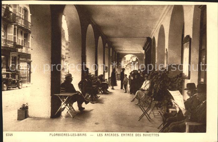 Plombieres-les-Bains Vosges Les Arcades Entree des Buvettes