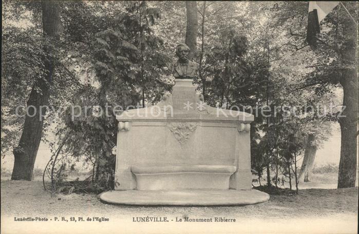 Luneville Monument Ribierre Buste