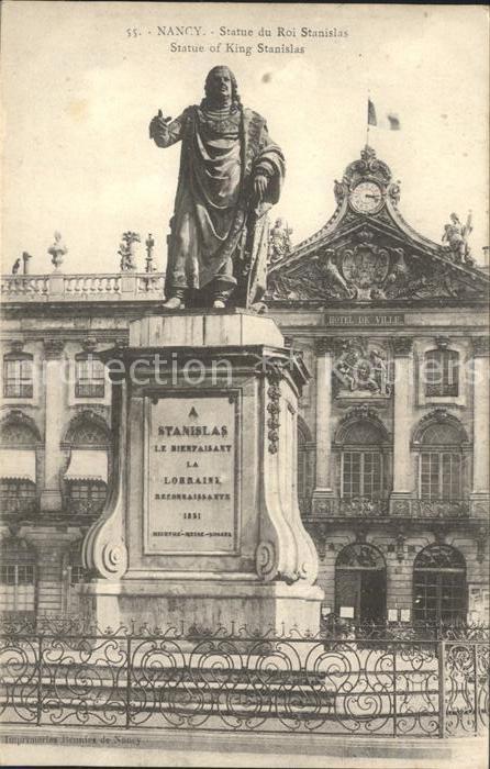Nancy Lothringen Monument Statue du Roi Stanislas